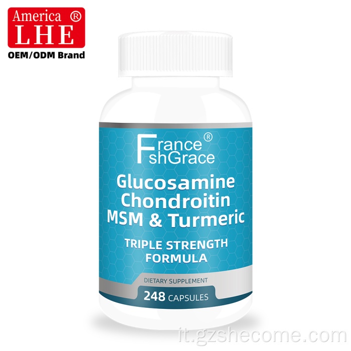 Supporto articolare in capsule di glucosamina e condroitina